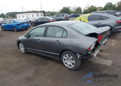 2011 Honda Civic Lx из США, поврежденный, VIN 19XFA1F57BE020837